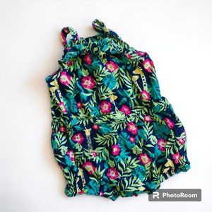 Gymboree Tropical Romper Size 6-12M